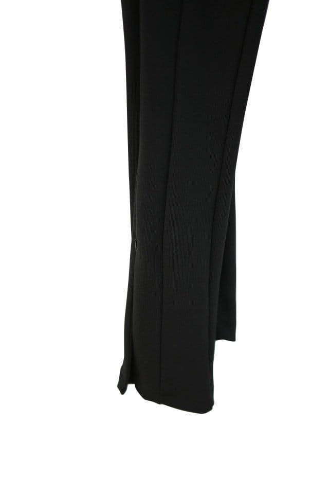 Paper Moon - Korean Women Fashion - #womensfashion - Ribbed Side Slit Leggings - 9