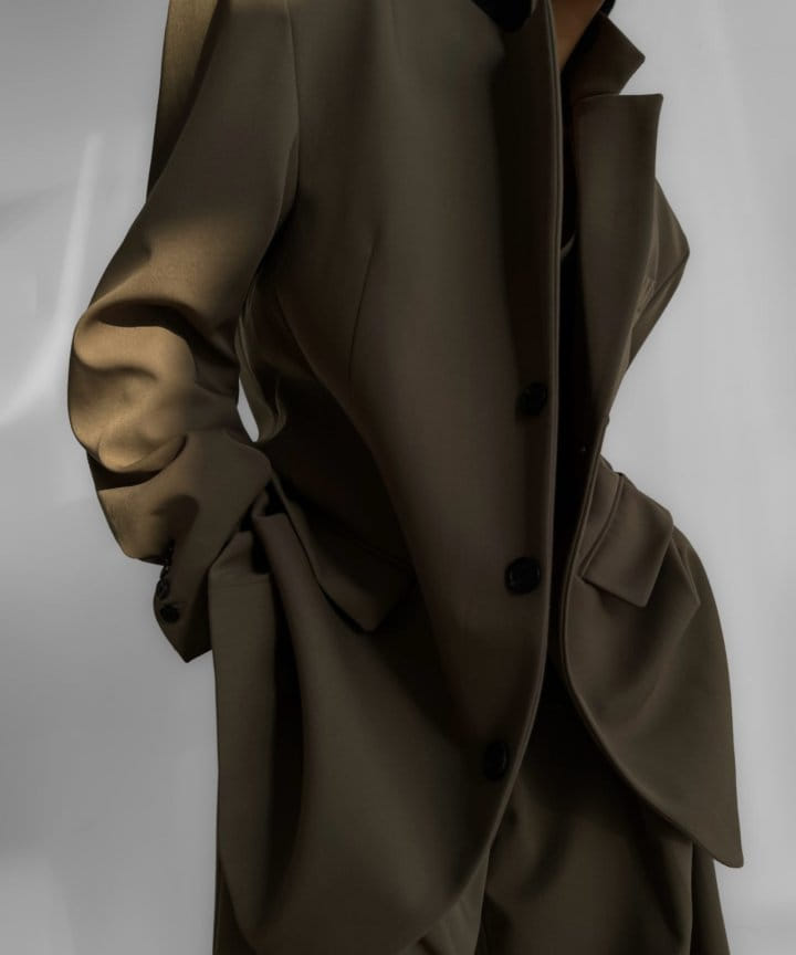Paper Moon - Korean Women Fashion - #womensfashion - Oversized Three Button Single Blazer