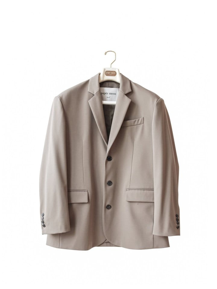 Paper Moon - Korean Women Fashion - #womensfashion - Oversized Three Button Single Blazer - 3