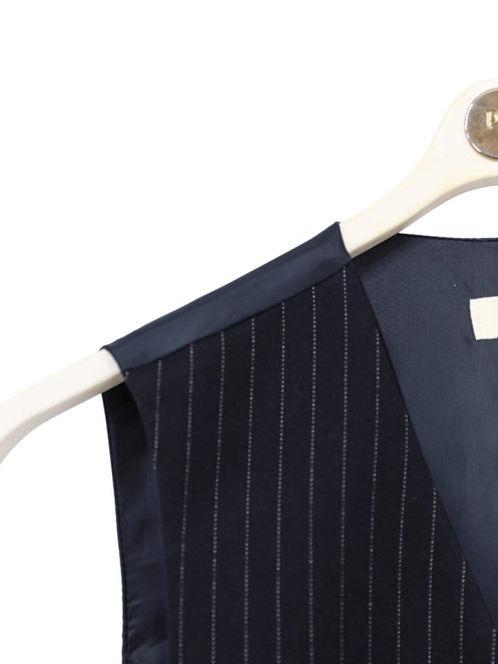 Paper Moon - Korean Women Fashion - #womensfashion - Classic Pin Stripe Tailored Vest - 6