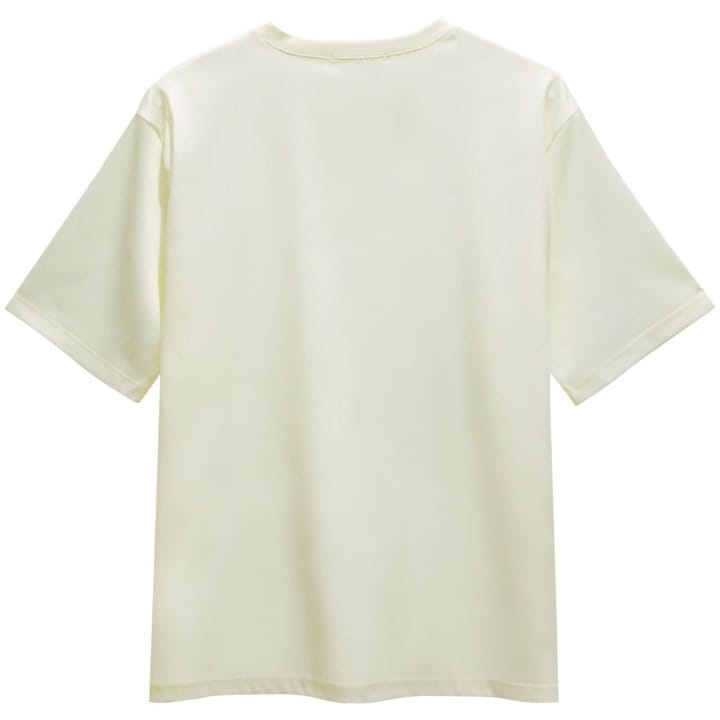 Paper Moon - Korean Women Fashion - #momslook - Classic Silky Satin Half Sleeves Top - 4