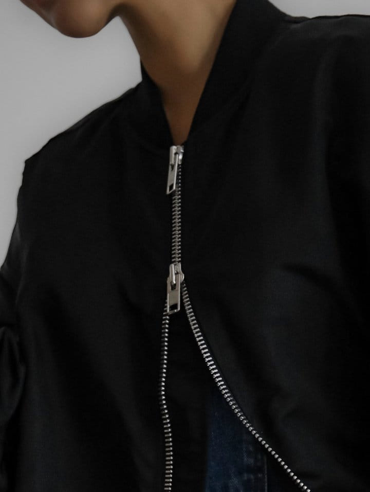 Paper Moon - Korean Women Fashion - #womensfashion - Oversized Maxi Length Two Way Zipped Detail Ma - 1 Bomber Coat - 6