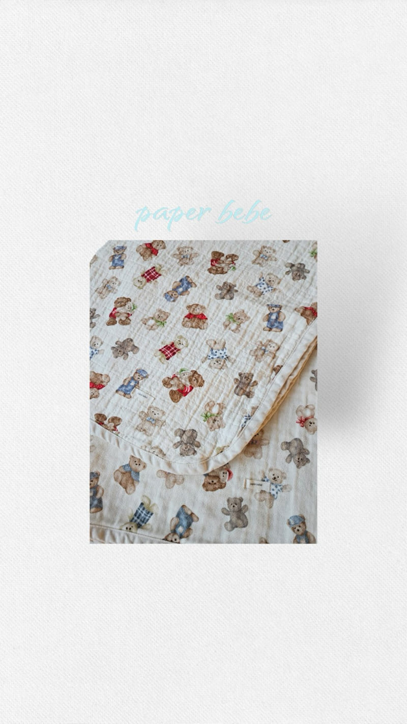 Paper Studios - Korean Baby Fashion - #babyboutique - Bear Blanket - 5