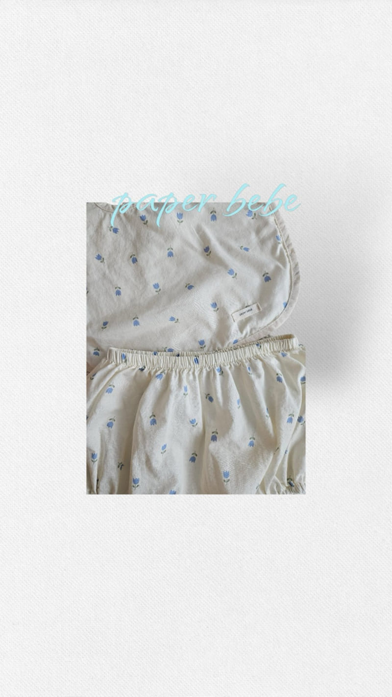 Paper Studios - Korean Baby Fashion - #babygirlfashion - Tulip Bourma Bib Set - 5