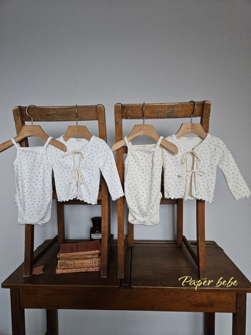 Paper Studios - Korean Baby Fashion - #babyoutfit - Flower Set - 4