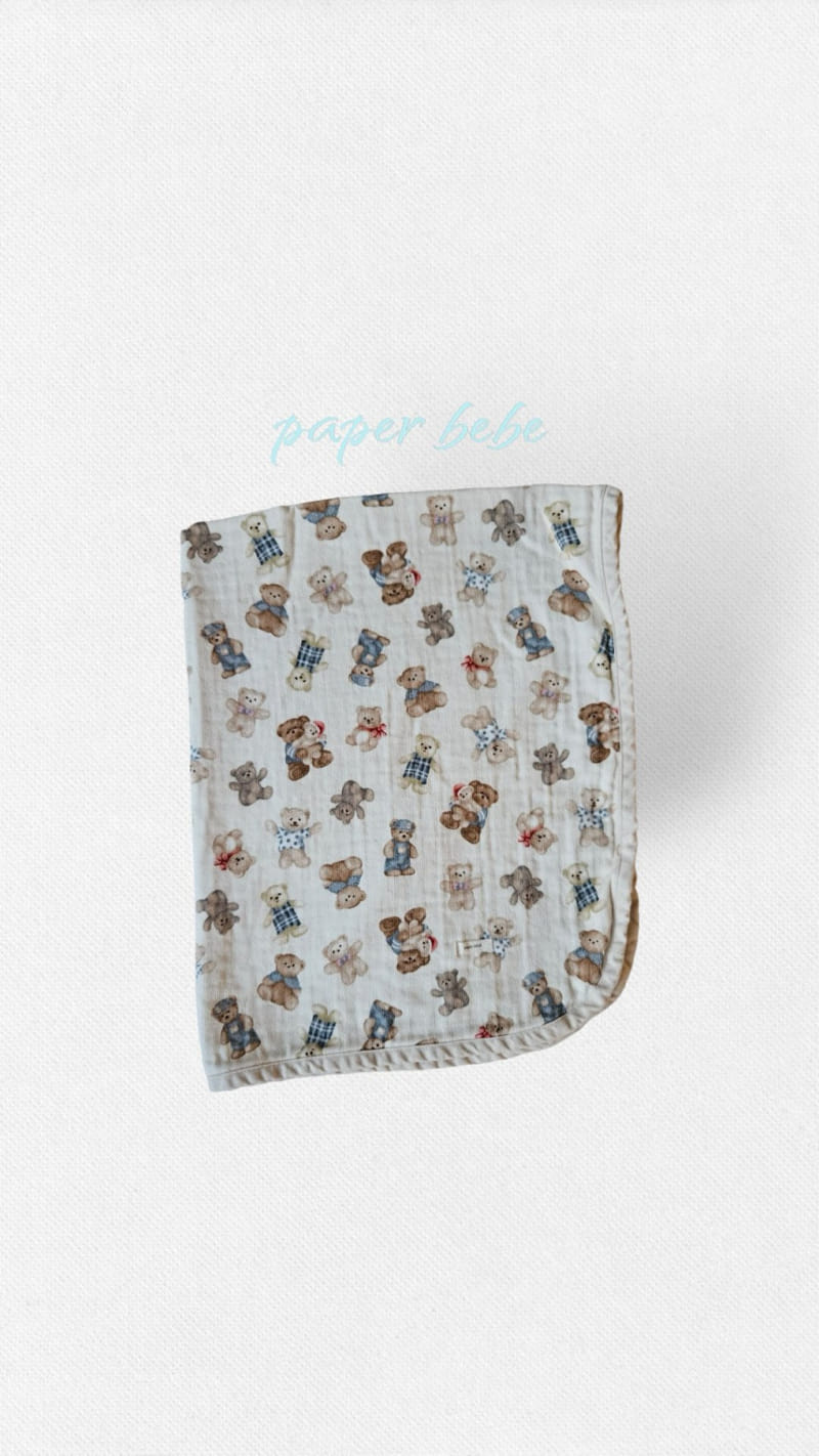 Paper Studios - Korean Baby Fashion - #onlinebabyshop - Bear Blanket - 4