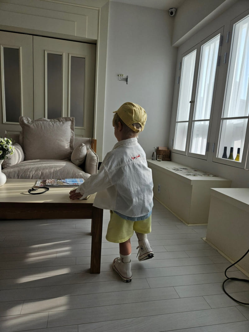 Paper Studios - Korean Children Fashion - #kidsshorts - Paper Embroidery Shirt - 4