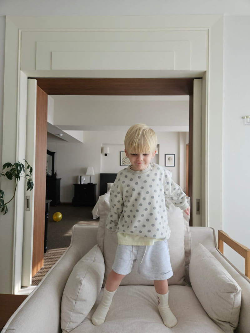 Paper Studios - Korean Children Fashion - #littlefashionista - Dot Jacquard Tee - 2