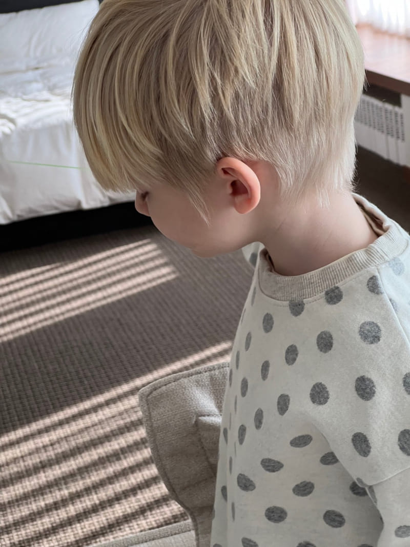 Paper Studios - Korean Children Fashion - #toddlerclothing - Dot Jacquard Tee - 7