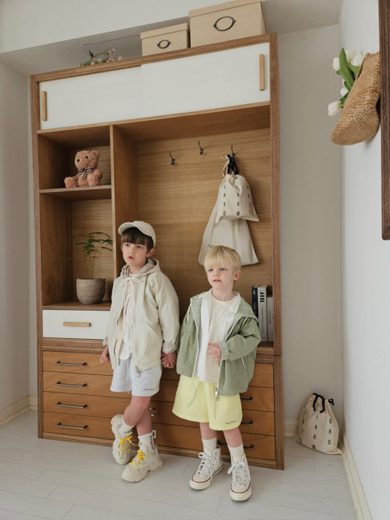 Paper Studios - Korean Children Fashion - #toddlerclothing - N Check Hoody Jumper - 3