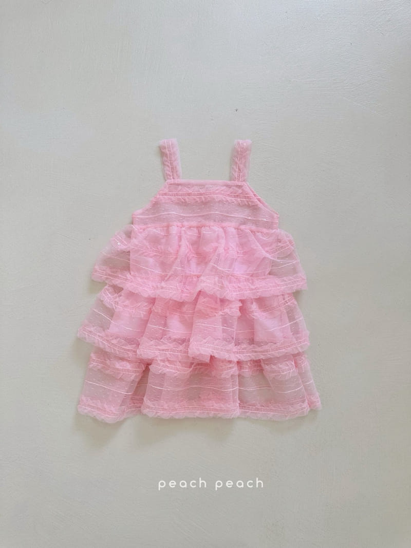 Peach-peach - Korean Children Fashion - #fashionkids - Nana One-Piece - 2