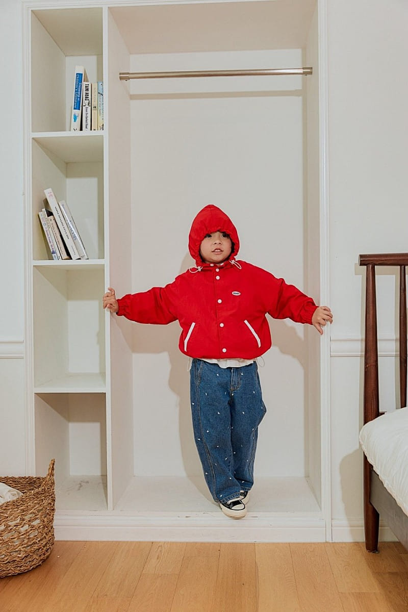 Peanut - Korean Children Fashion - #designkidswear - Heart Dneim Pants - 2