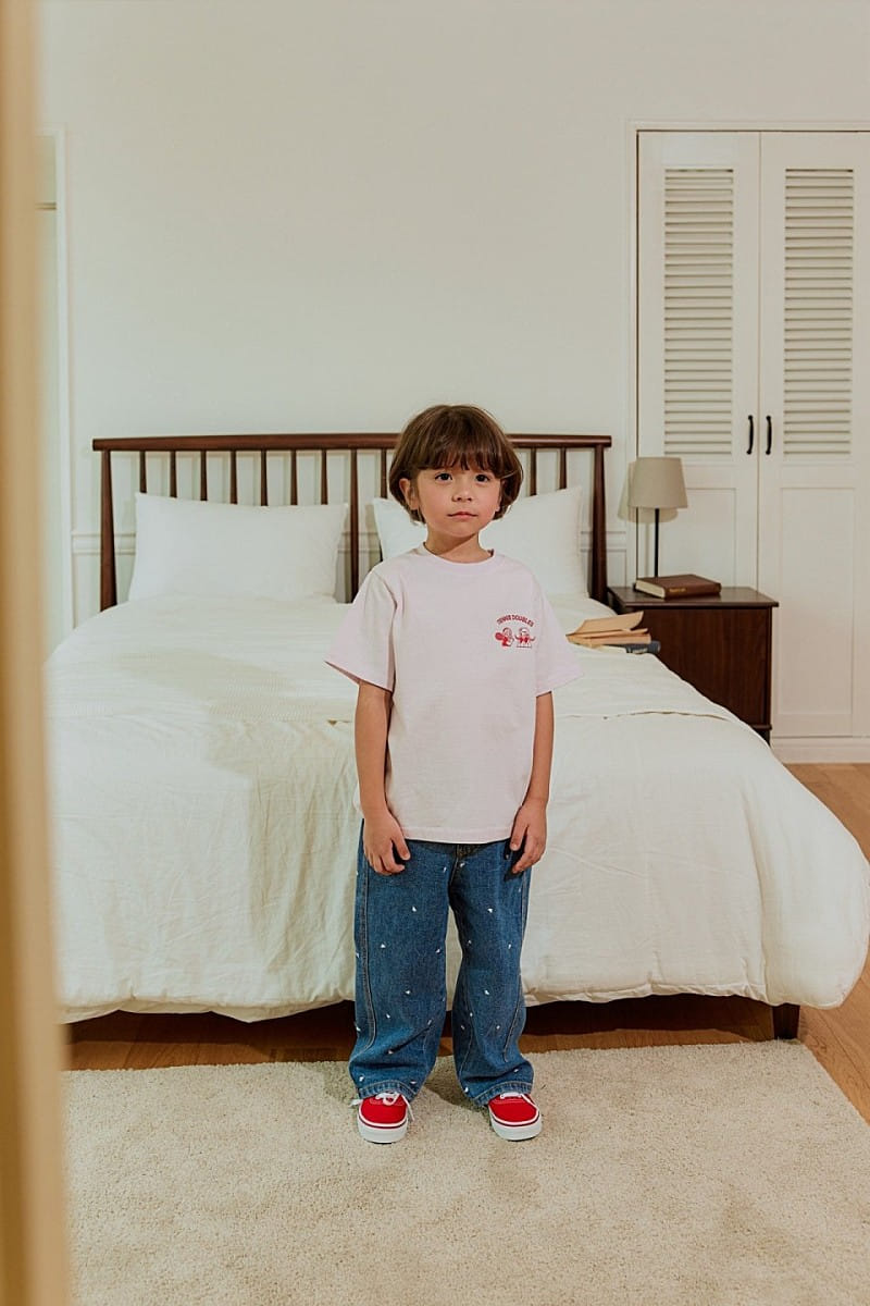 Peanut - Korean Children Fashion - #kidsshorts - Tennis Tee - 2