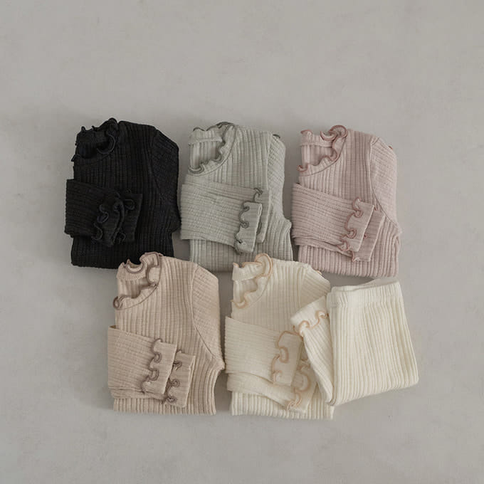 Peekaboo - Korean Children Fashion - #Kfashion4kids - Daphne Top Bottom Set