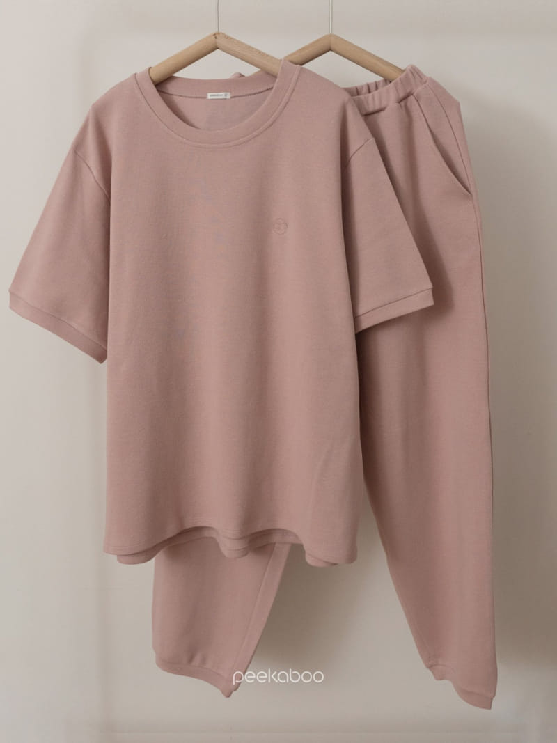 Peekaboo - Korean Children Fashion - #childofig - Mom Hug Top Bottom Set - 5