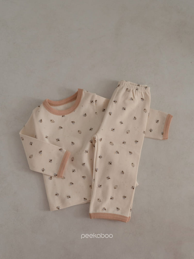 Peekaboo - Korean Children Fashion - #littlefashionista - BB Top Bottom Set - 2