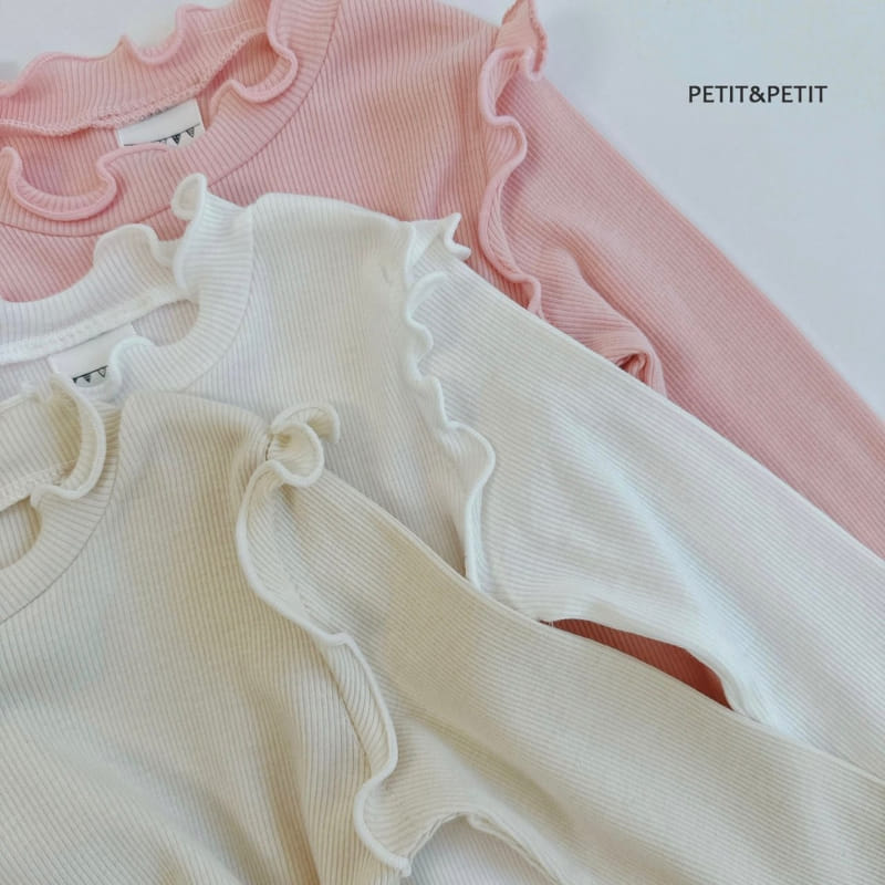 Petit & Petit - Korean Children Fashion - #childofig - Frill Terry Tee - 6