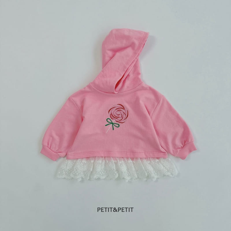 Petit & Petit - Korean Children Fashion - #childofig - Candy Lace Hoody Tee - 3