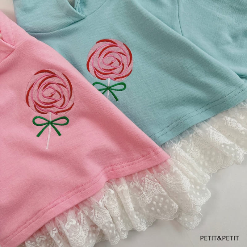 Petit & Petit - Korean Children Fashion - #childofig - Candy Lace Hoody Tee - 4