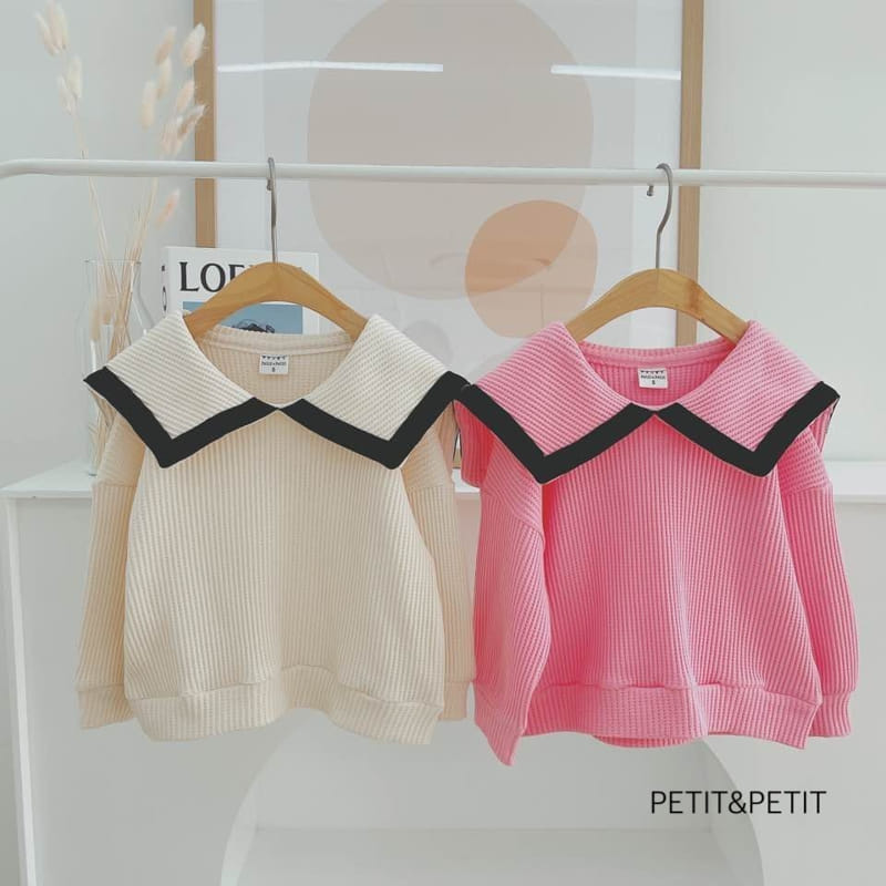 Petit & Petit - Korean Children Fashion - #childofig - Waffle Sailor Tee