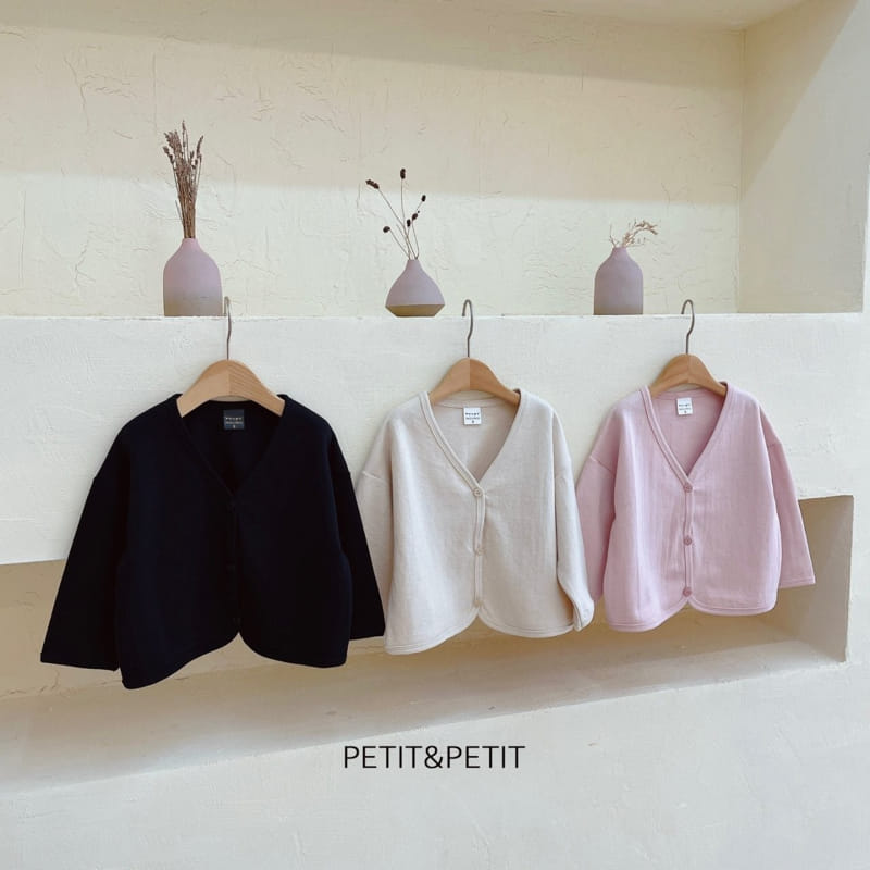 Petit & Petit - Korean Children Fashion - #childofig - Piping Cardigan