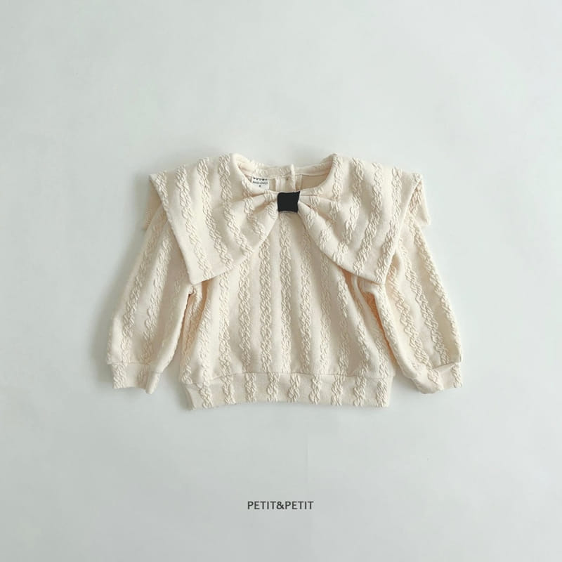 Petit & Petit - Korean Children Fashion - #childrensboutique - Ribbon Jacquard Tee - 2