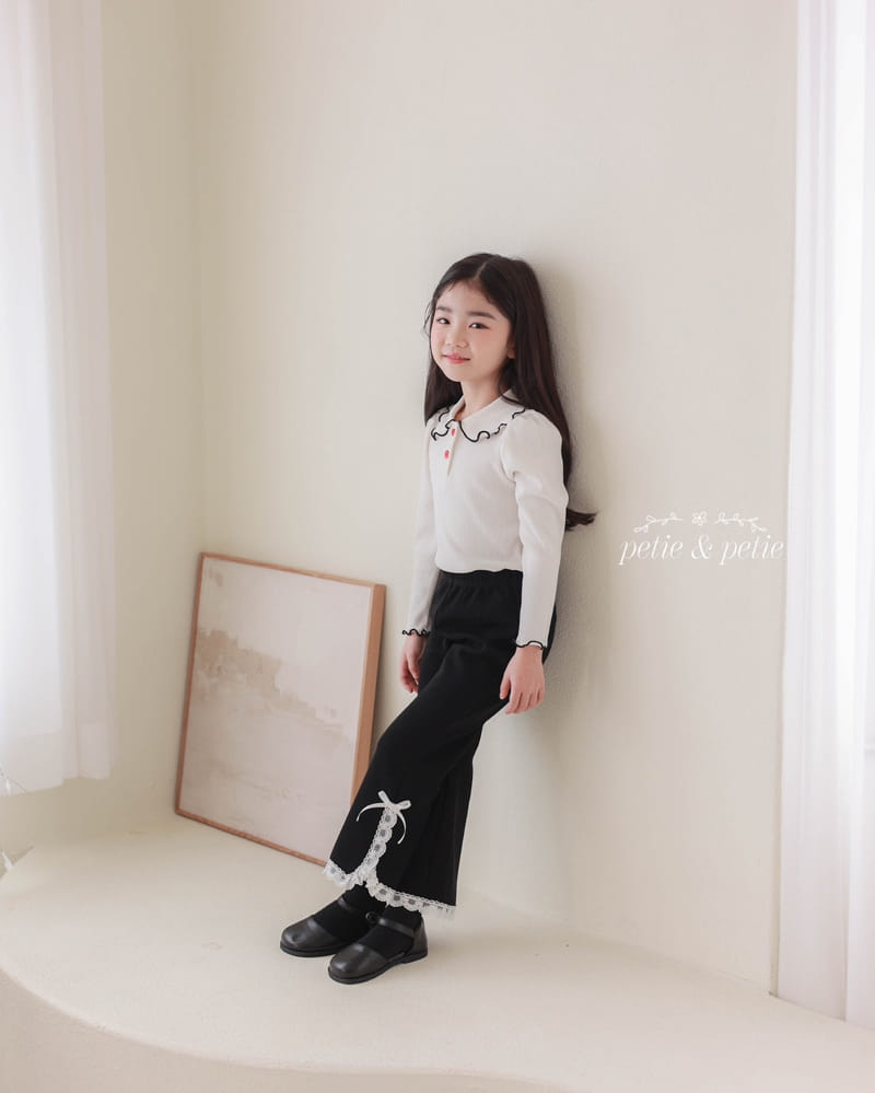 Petit & Petit - Korean Children Fashion - #fashionkids - Bane Collar Tee - 9