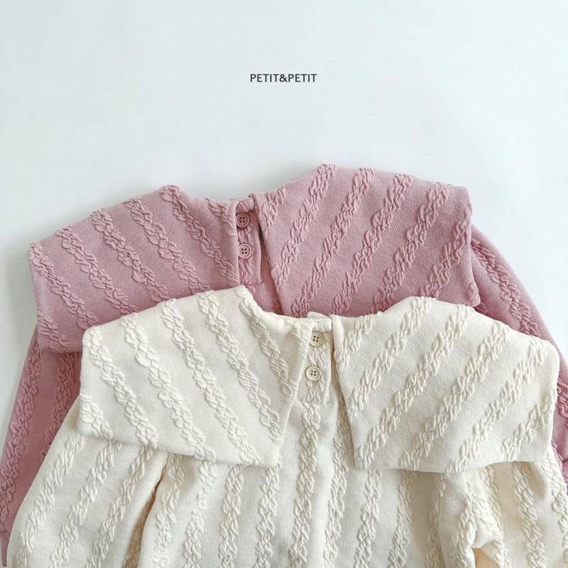 Petit & Petit - Korean Children Fashion - #fashionkids - Ribbon Jacquard Tee - 5