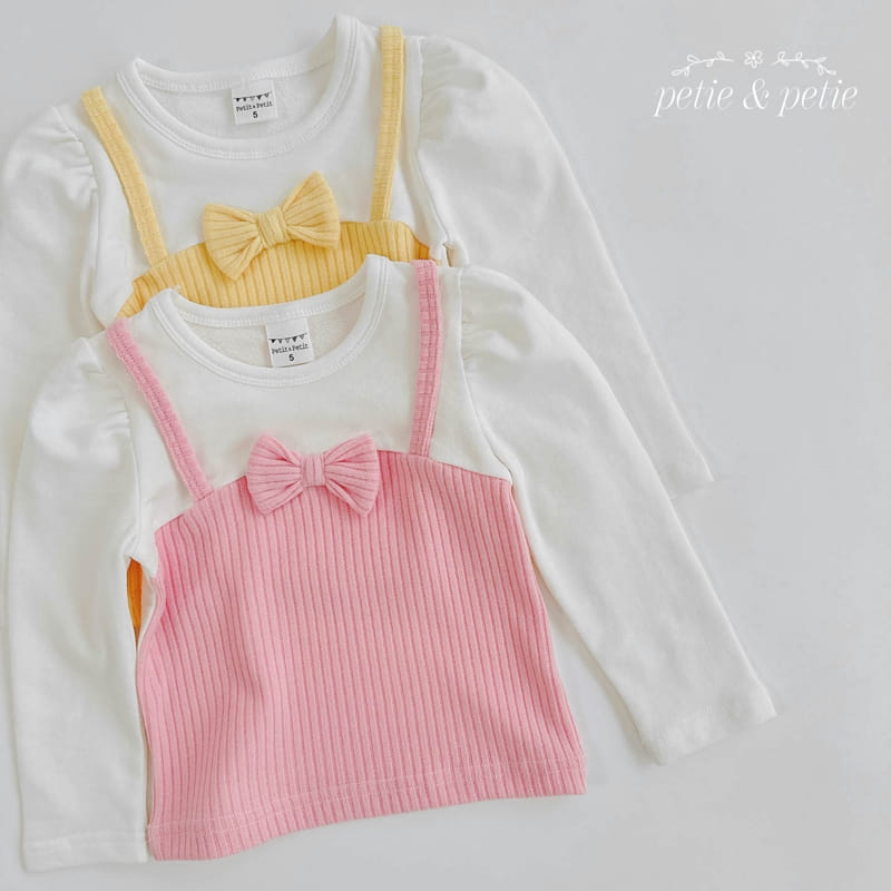 Petit & Petit - Korean Children Fashion - #discoveringself - Ribbon Bustier Tee - 4