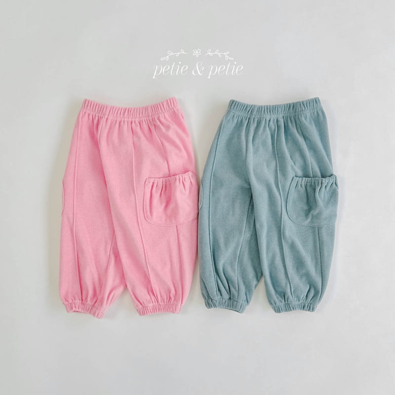 Petit & Petit - Korean Children Fashion - #kidsshorts - TerryPocket Jogger Pants