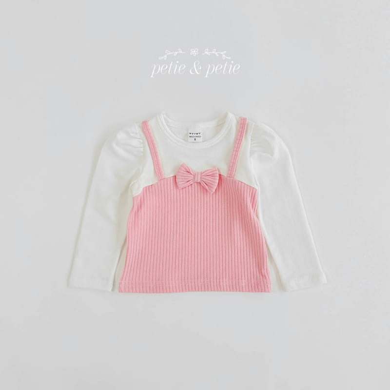Petit & Petit - Korean Children Fashion - #kidsstore - Ribbon Bustier Tee - 6