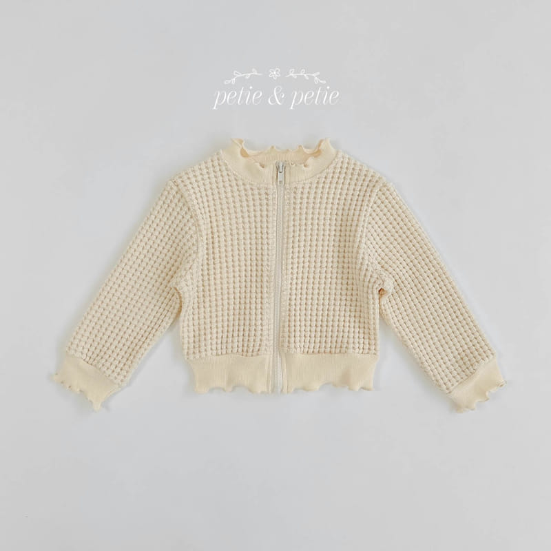 Petit & Petit - Korean Children Fashion - #kidsstore - Square Zip Up Cardigan - 7