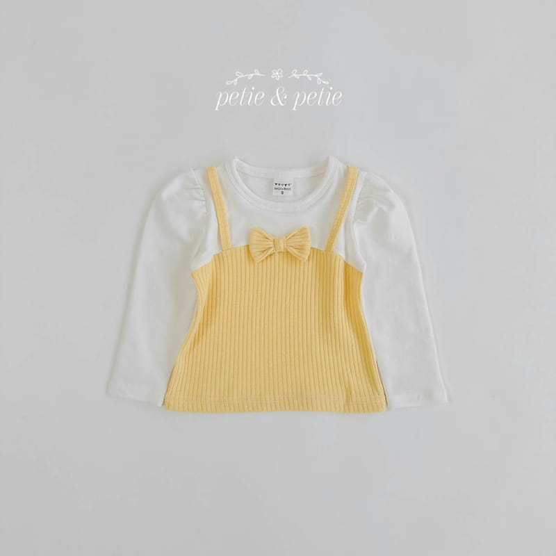 Petit & Petit - Korean Children Fashion - #kidzfashiontrend - Ribbon Bustier Tee - 7