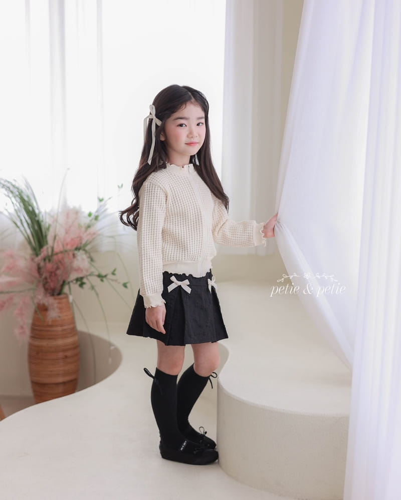 Petit & Petit - Korean Children Fashion - #kidzfashiontrend - Square Zip Up Cardigan - 8