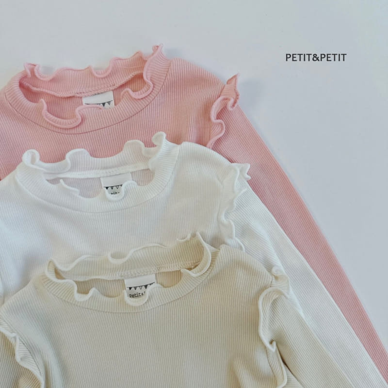 Petit & Petit - Korean Children Fashion - #littlefashionista - Frill Terry Tee - 2