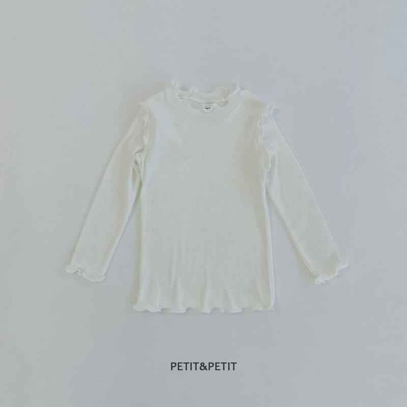Petit & Petit - Korean Children Fashion - #magicofchildhood - Frill Terry Tee - 3