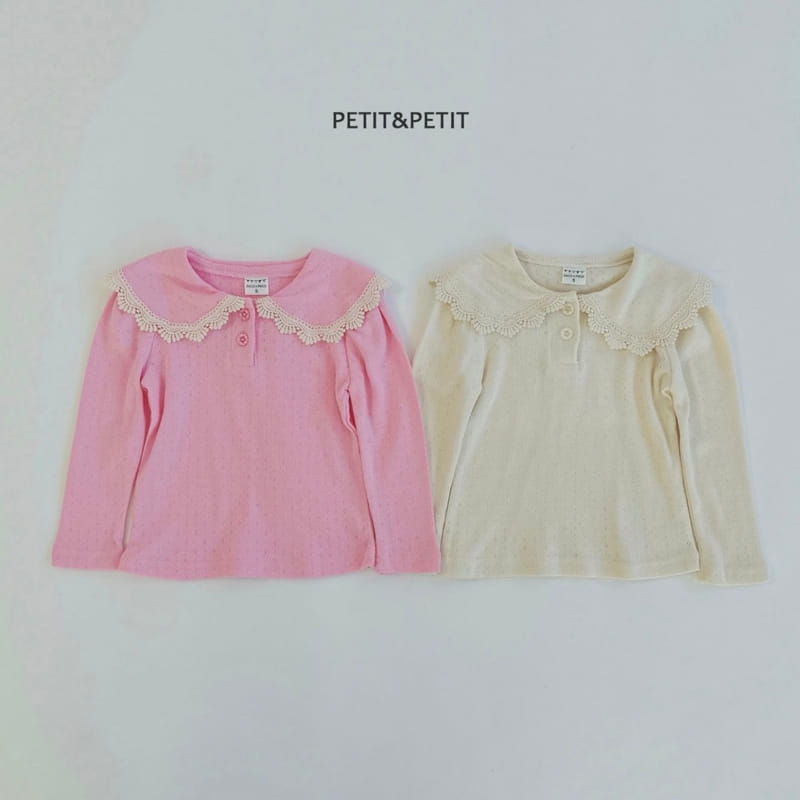 Petit & Petit - Korean Children Fashion - #magicofchildhood - Eyelet Blouse