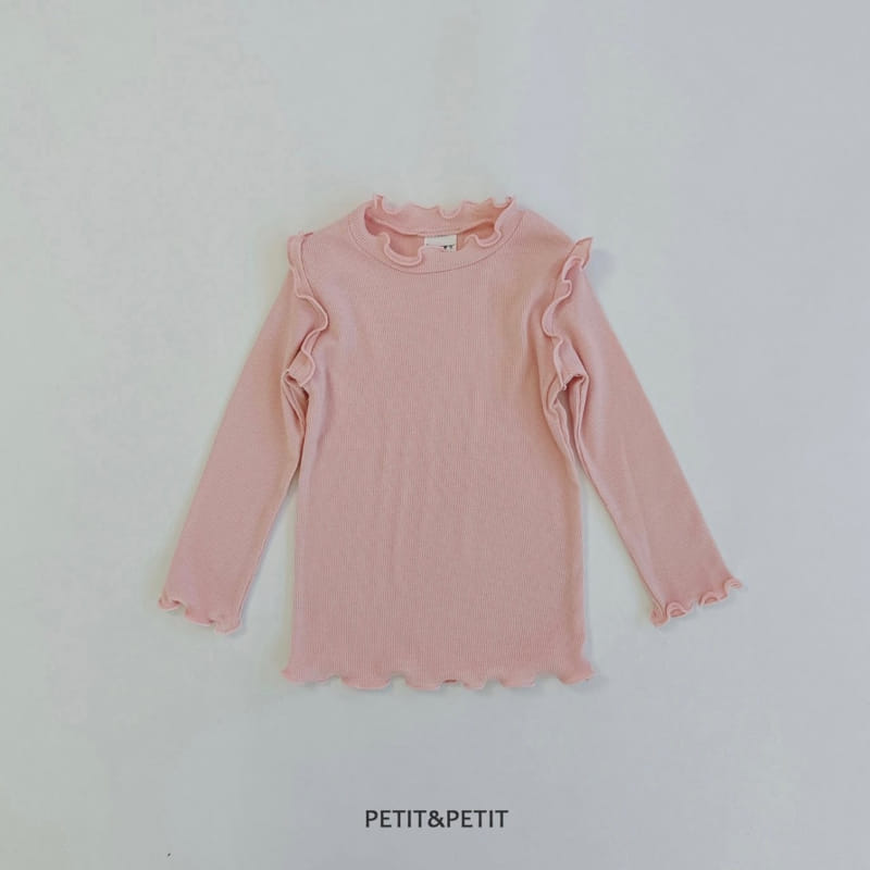 Petit & Petit - Korean Children Fashion - #magicofchildhood - Frill Terry Tee - 4