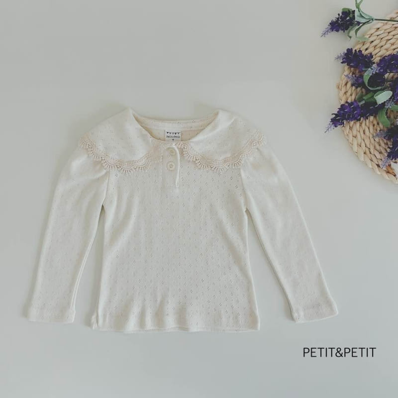 Petit & Petit - Korean Children Fashion - #minifashionista - Eyelet Blouse - 2