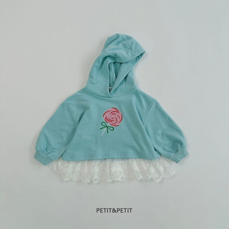 Petit & Petit - Korean Children Fashion - #prettylittlegirls - Candy Lace Hoody Tee - 2