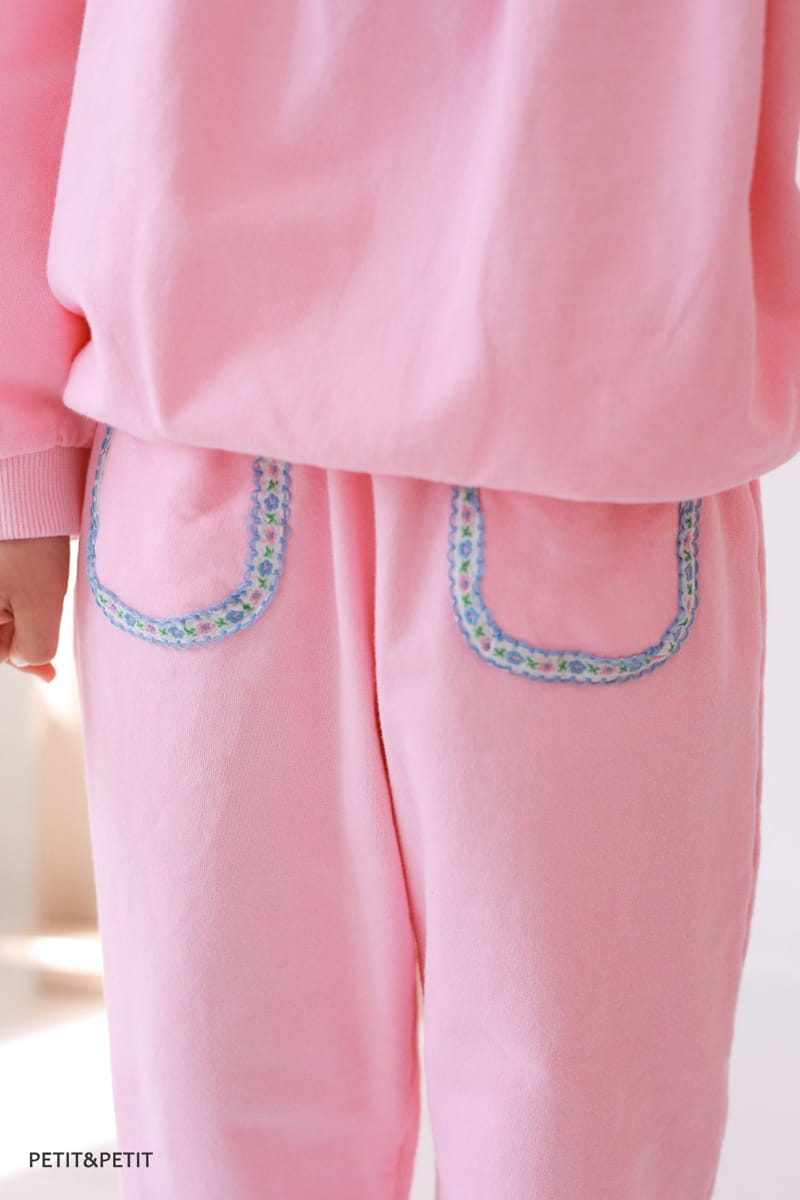 Petit & Petit - Korean Children Fashion - #prettylittlegirls - Bom Bom Top Bottom Set - 5