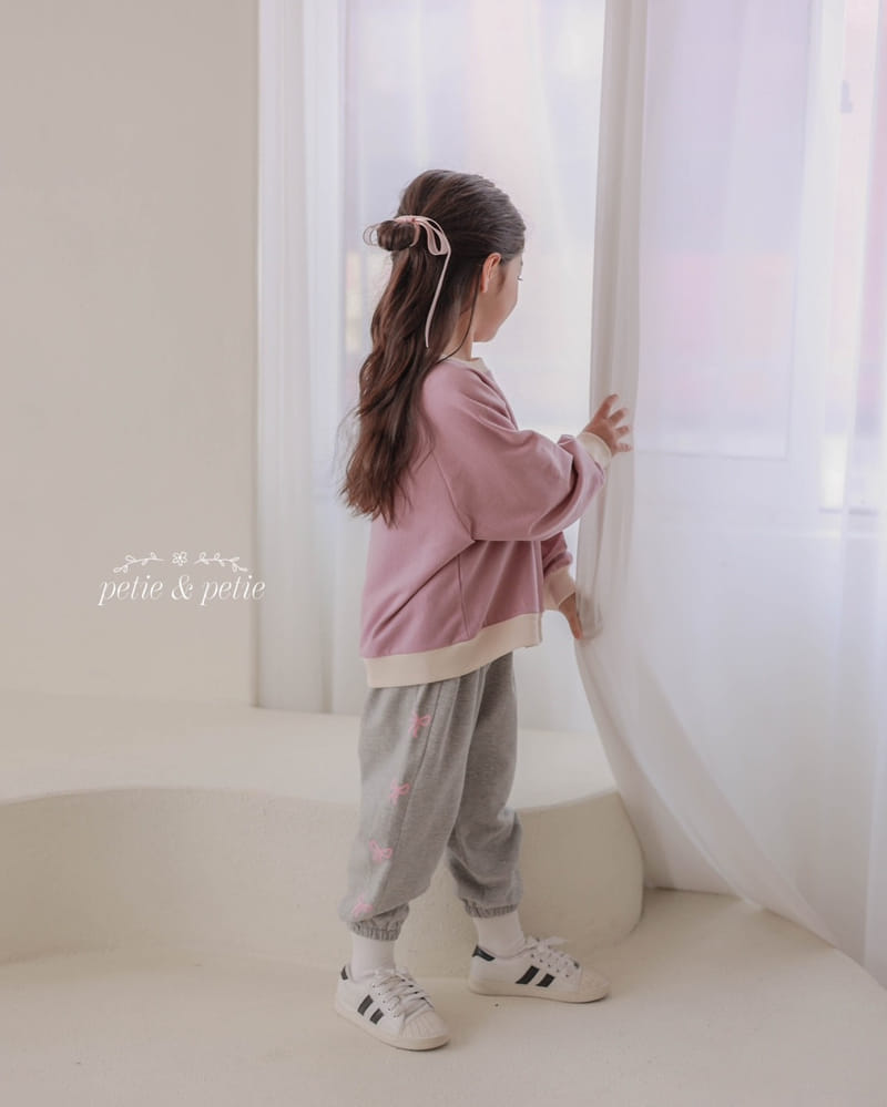 Petit & Petit - Korean Children Fashion - #stylishchildhood - Kitsch Ribbon Jooger Pants - 10