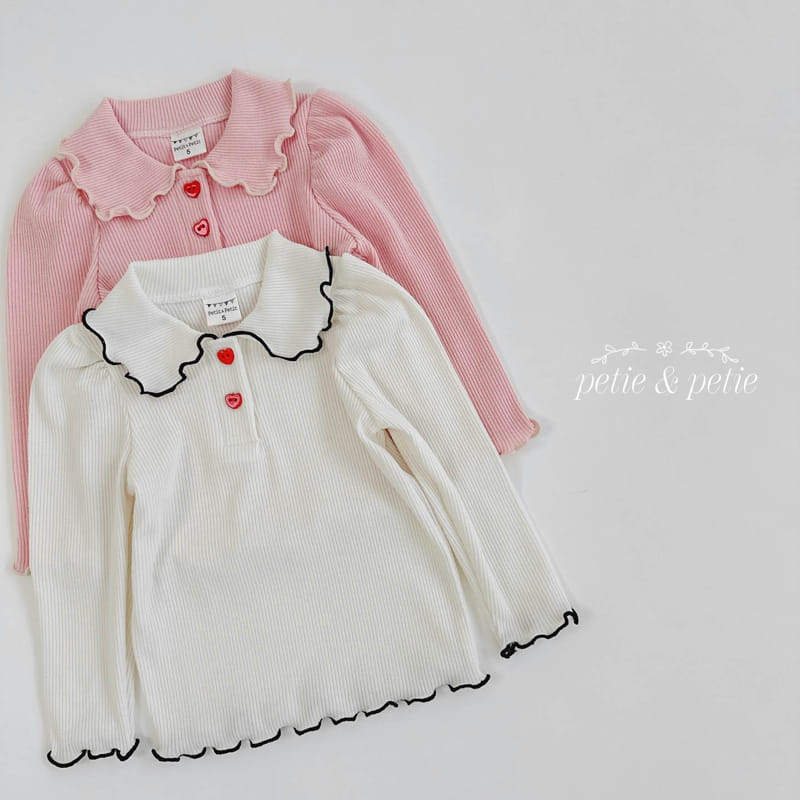 Petit & Petit - Korean Children Fashion - #todddlerfashion - Bane Collar Tee - 2