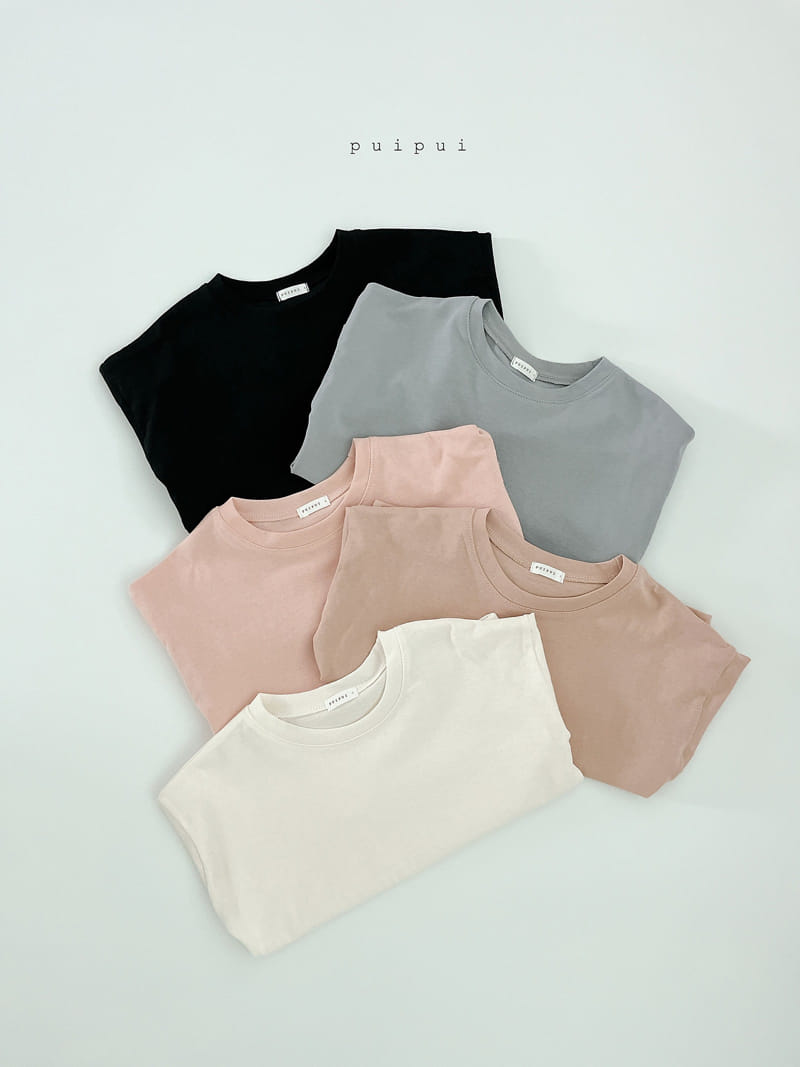 Puipui - Korean Children Fashion - #discoveringself - Basic Tee - 5