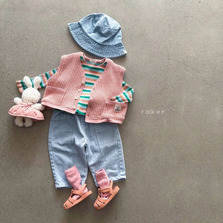Raker - Korean Children Fashion - #Kfashion4kids - A Bang Bang Waffle Vest - 9
