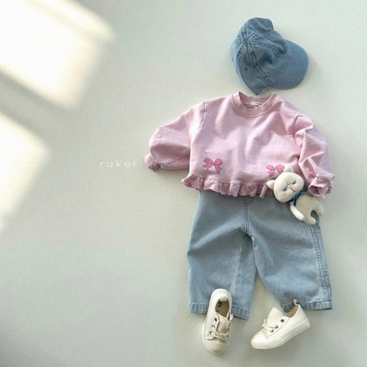 Raker - Korean Children Fashion - #childofig - Color Color Ribbon Top Bottom Set - 7