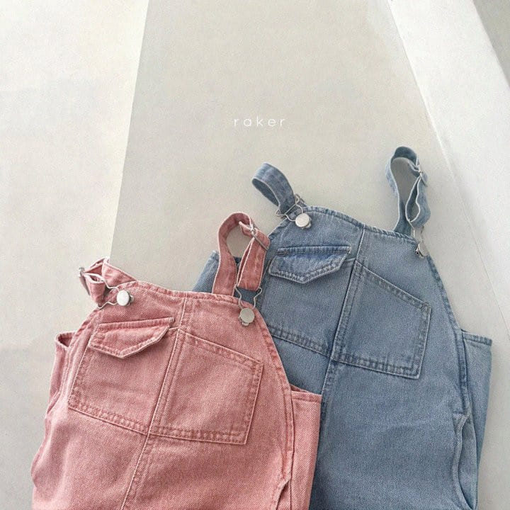 Raker - Korean Children Fashion - #childofig - Hu Hu Pocket Overalls  - 3