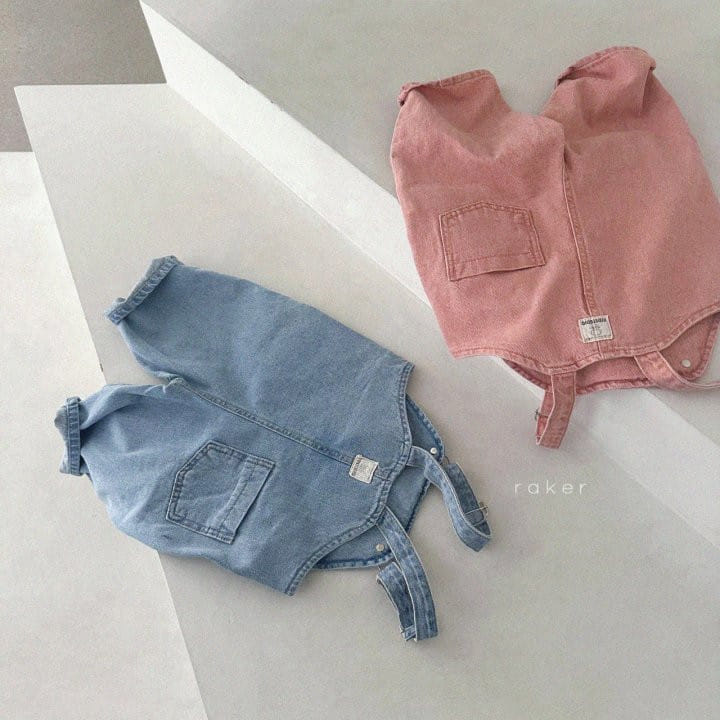 Raker - Korean Children Fashion - #childofig - Hu Hu Pocket Overalls  - 4