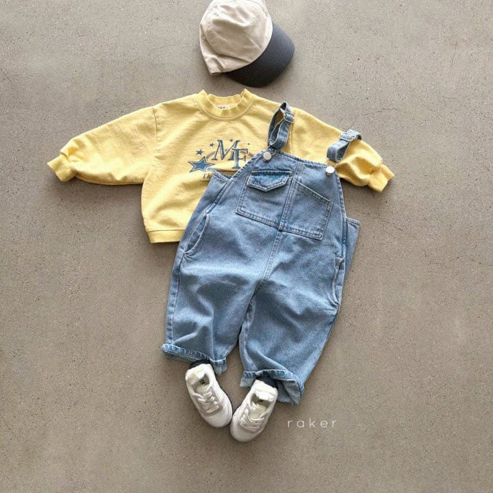 Raker - Korean Children Fashion - #childrensboutique - Hu Hu Pocket Overalls  - 5