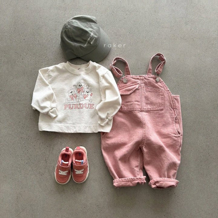 Raker - Korean Children Fashion - #designkidswear - Hu Hu Pocket Overalls  - 6